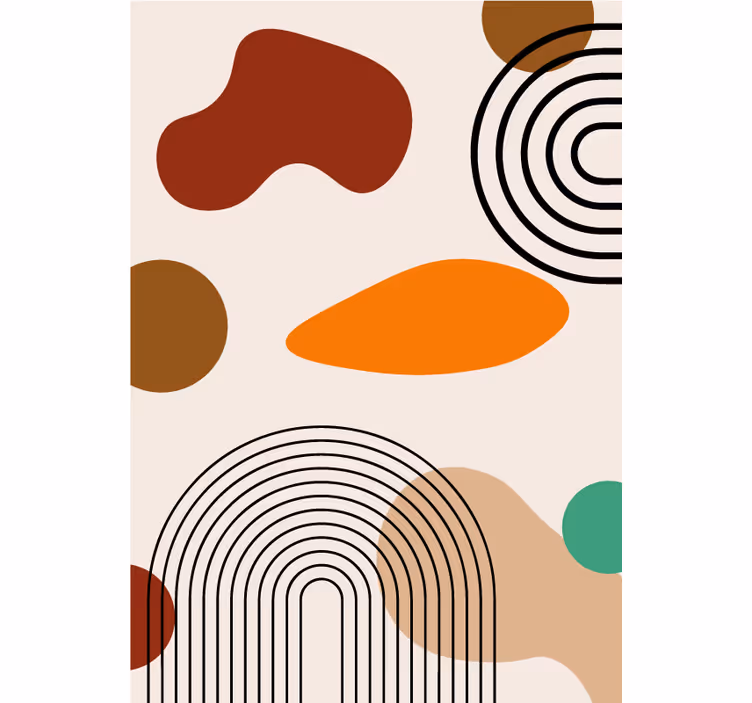 Boho kaaret kylpyhuoneen rullaverho - Tenstickers