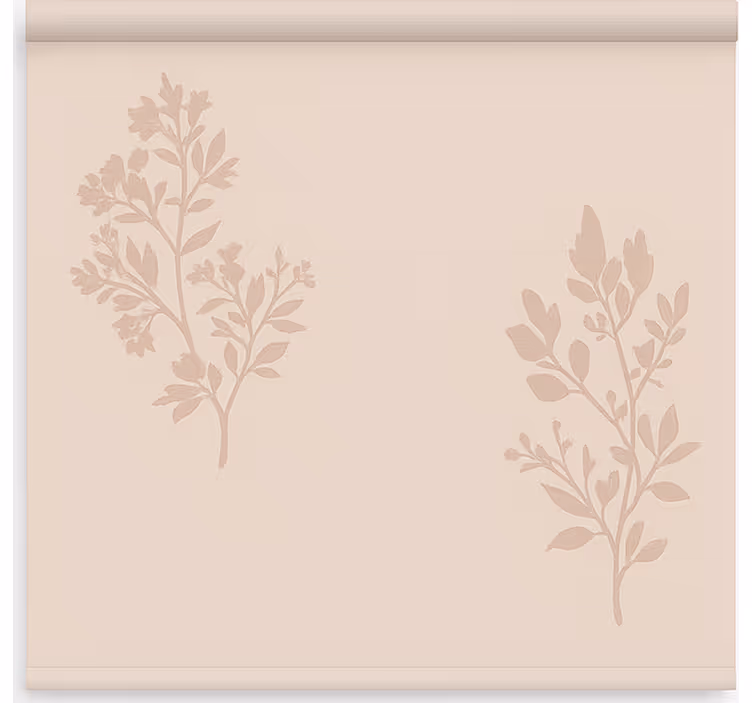 Vaaleanpunainen-beige läpikuultava rullaverho - Tenstickers