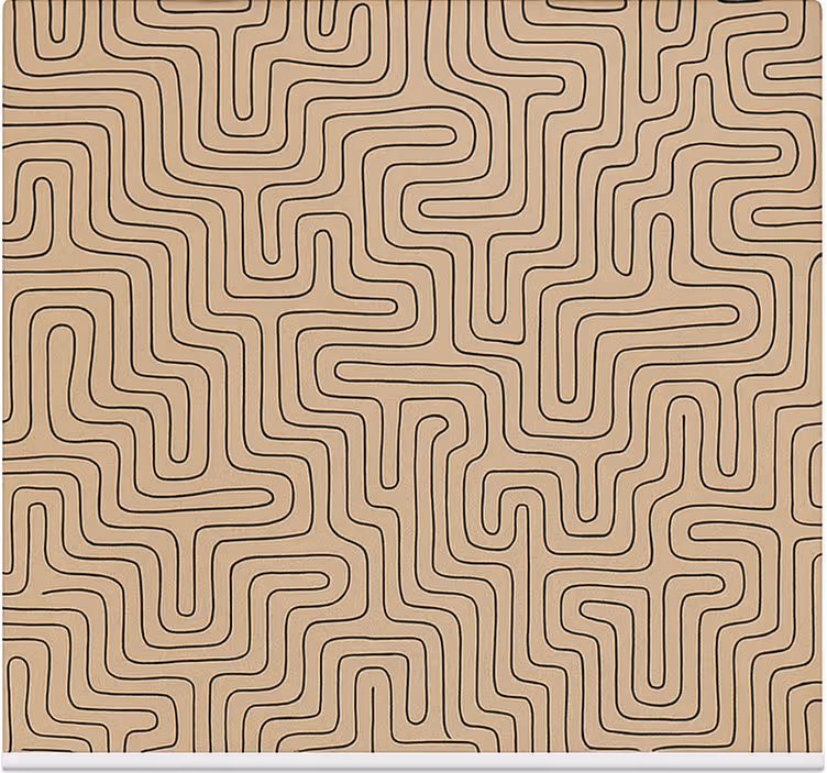 Rauhoittava beige toimiston rullaverho - Tenstickers