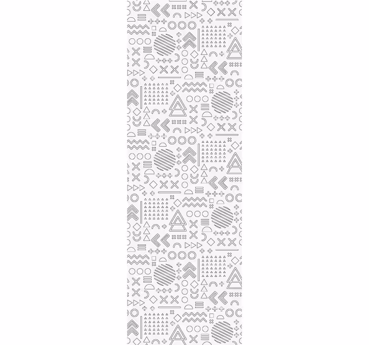 Geometriset luonnoskuviot rullaverho - Tenstickers