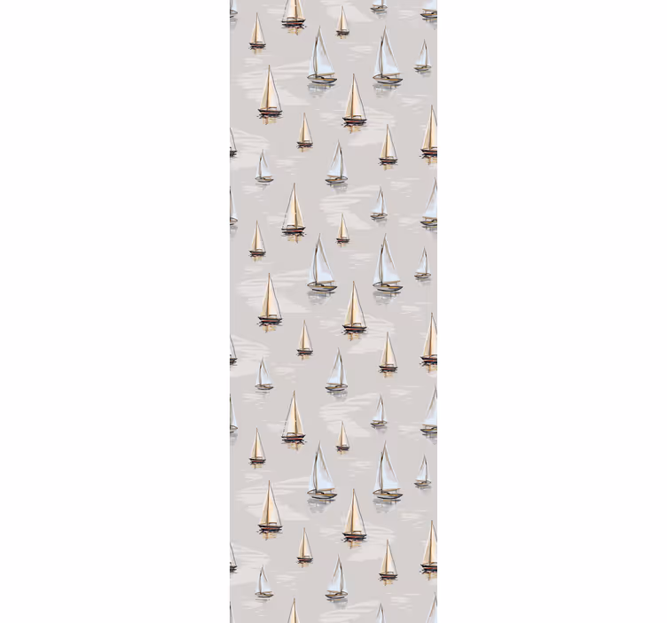 Elegantti purjevene-kuvio lapsen rullaverho - Tenstickers