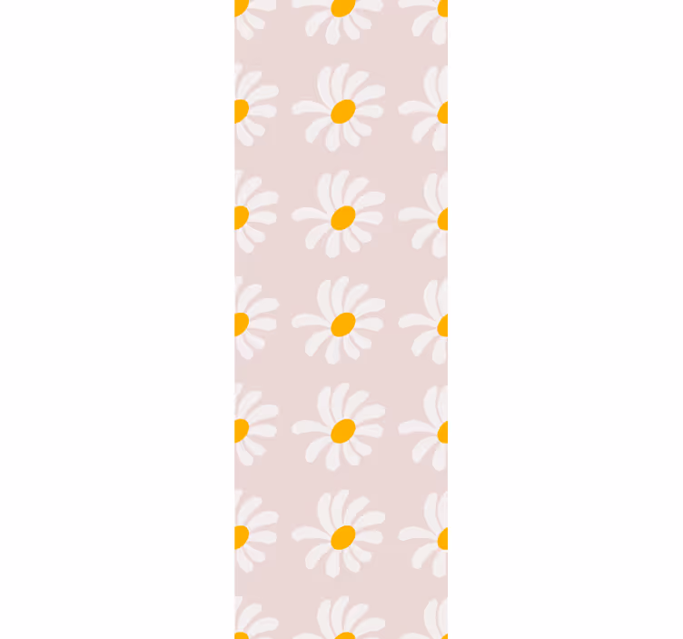 Boho-tyyliset kukkakuviot lapsen rullaverhossa - Tenstickers