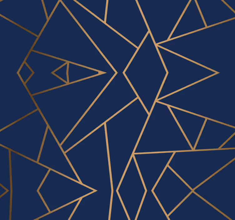 Geometriset muodot toimiston rullaverho - Tenstickers