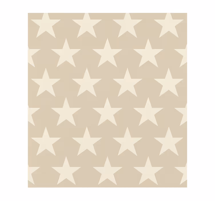 Beige tähtikuvio teini-ikäisen rullaverho - Tenstickers