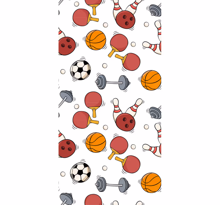 Moderni rullaverho urheiluteemalla - Tenstickers