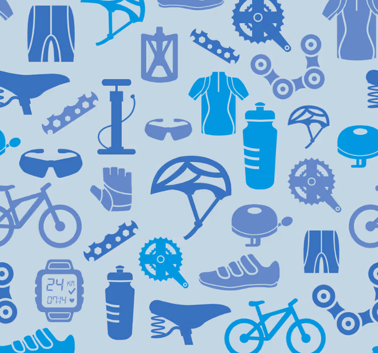 Moderni rullaverho pyöräilyelementit - Tenstickers