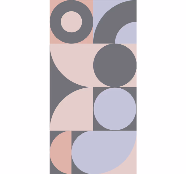 Moderni rullaverho geometrinen ympyräkuvio - Tenstickers