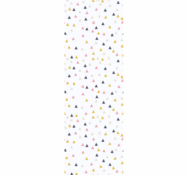 Moderni rullaverho minimalistinen kolmio-kuvio - Tenstickers