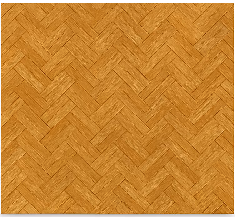 Kuvioitu rullaverho liitoskuvioisella tammiparketilla - Tenstickers