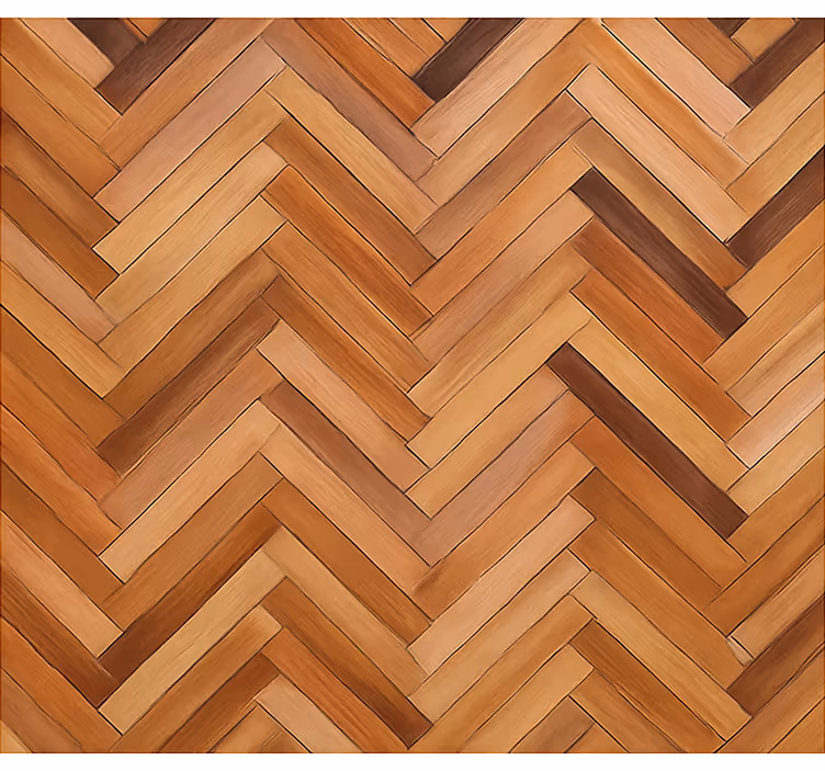 Klassinen tammi herringbone parketti rullaverho - Tenstickers