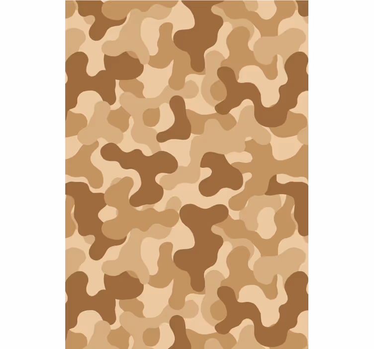 Beige rullaverho abstrakti kamoflaasi kuvio - Tenstickers