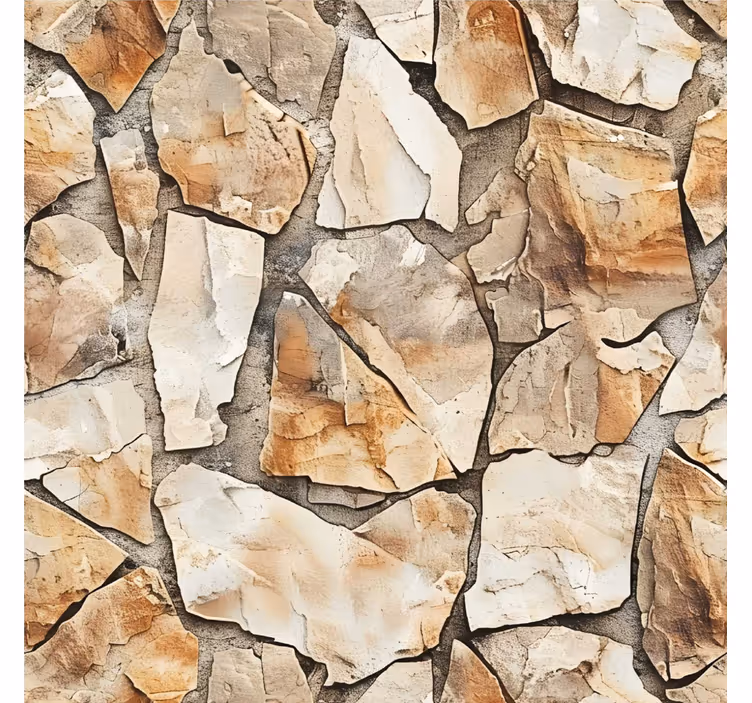 Beige rullaverho maalaiskuvioin - Tenstickers