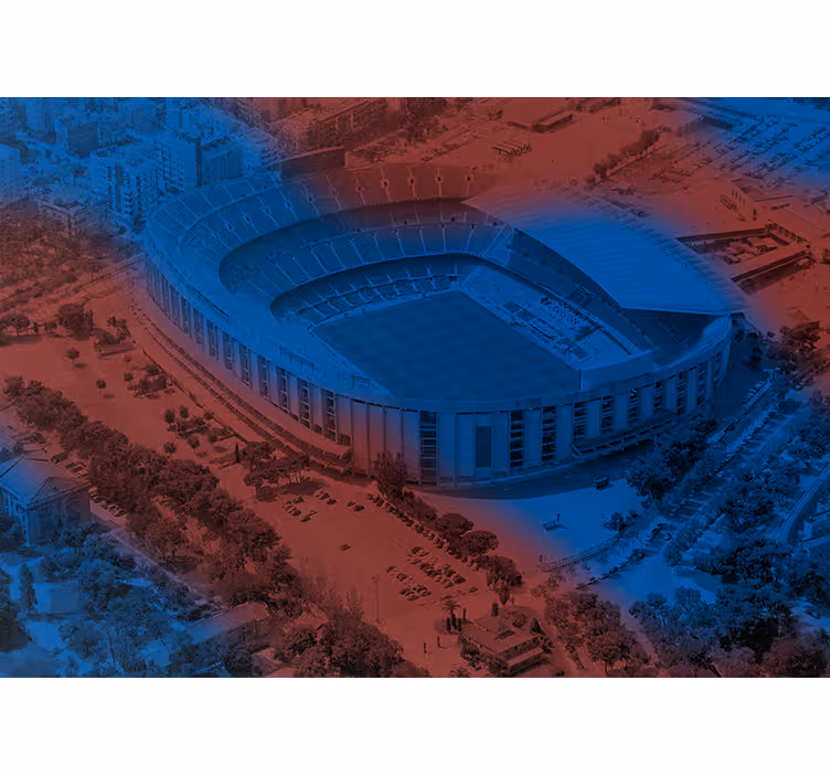 Rullaverho keittiöön barcelona camp nou 3d - Tenstickers