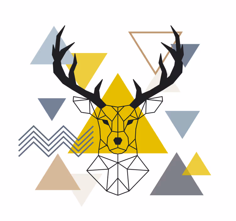 Geometrinenporoolohuoneenrullaverho - Tenstickers