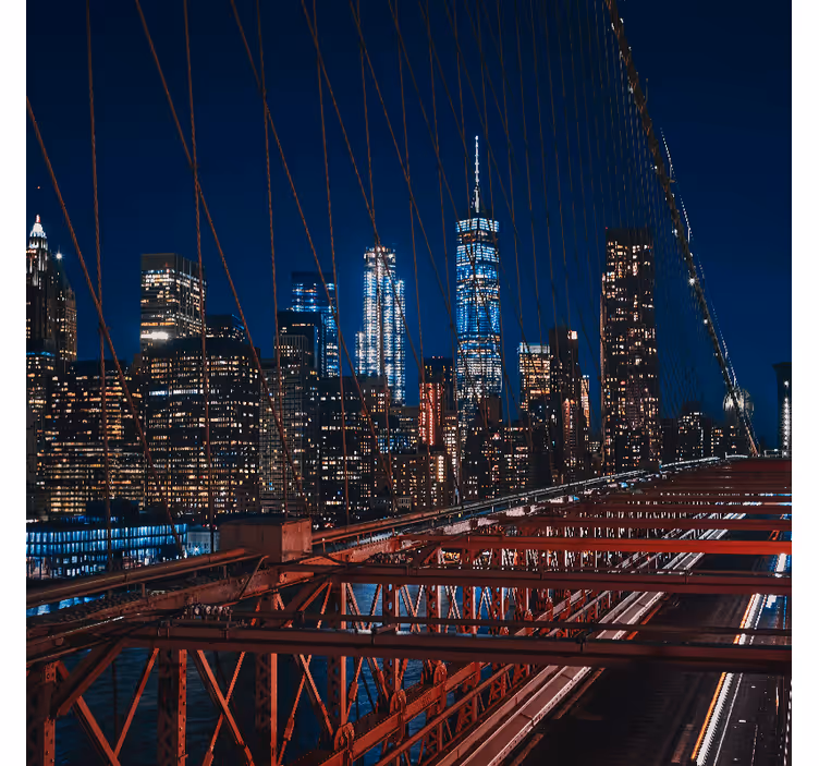 Olohuoneen rullaverho new yorkin kaupunkimaisema - Tenstickers