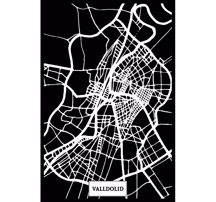 Olohuoneen rullaverho maastokartta valladolid - Tenstickers