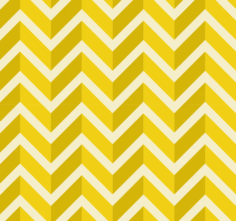 Keltainen rullaverho geometrisella nuolikuviolla - Tenstickers