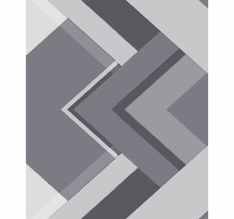 Geometrinenharmaa rullaverho - Tenstickers