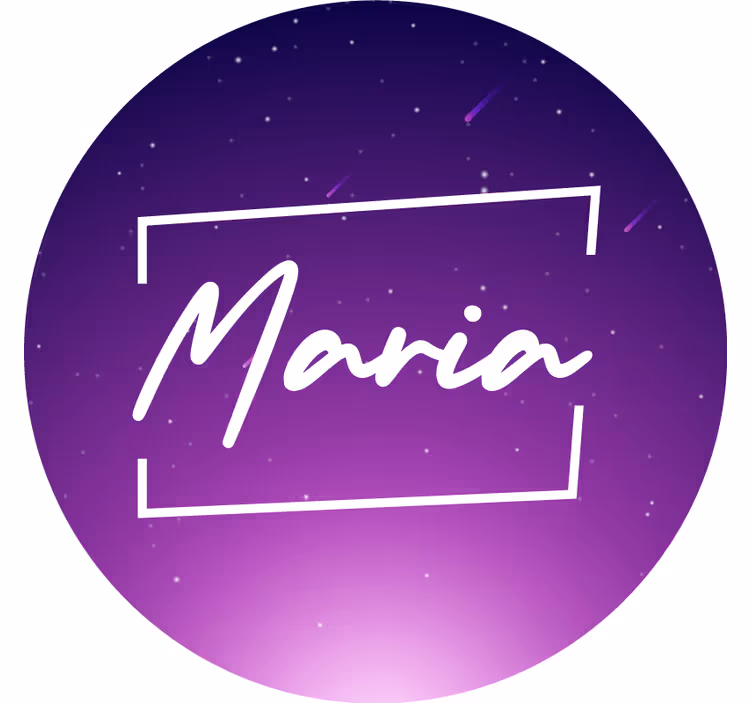 Violetti galaksirullaverho - Tenstickers