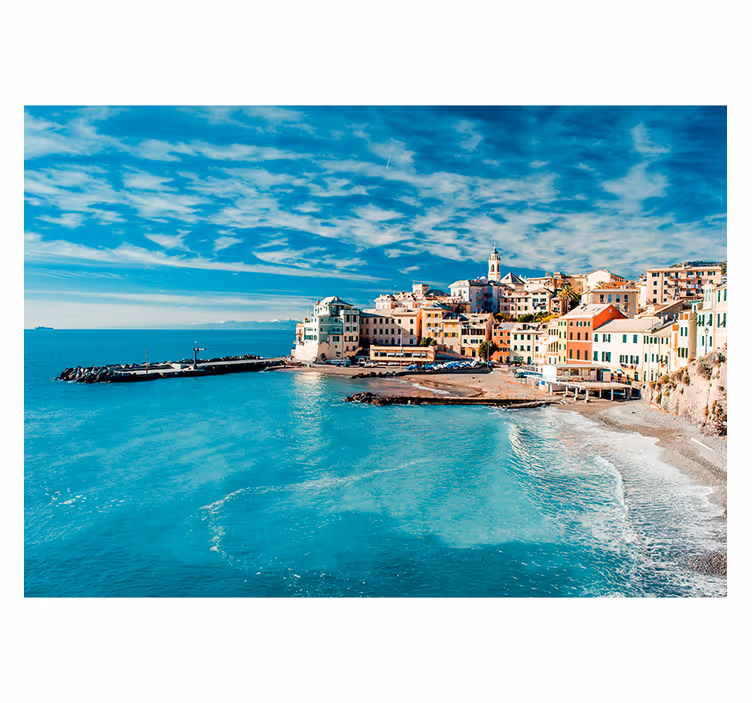 Santorini meriolohuoneen rullaverho - Tenstickers