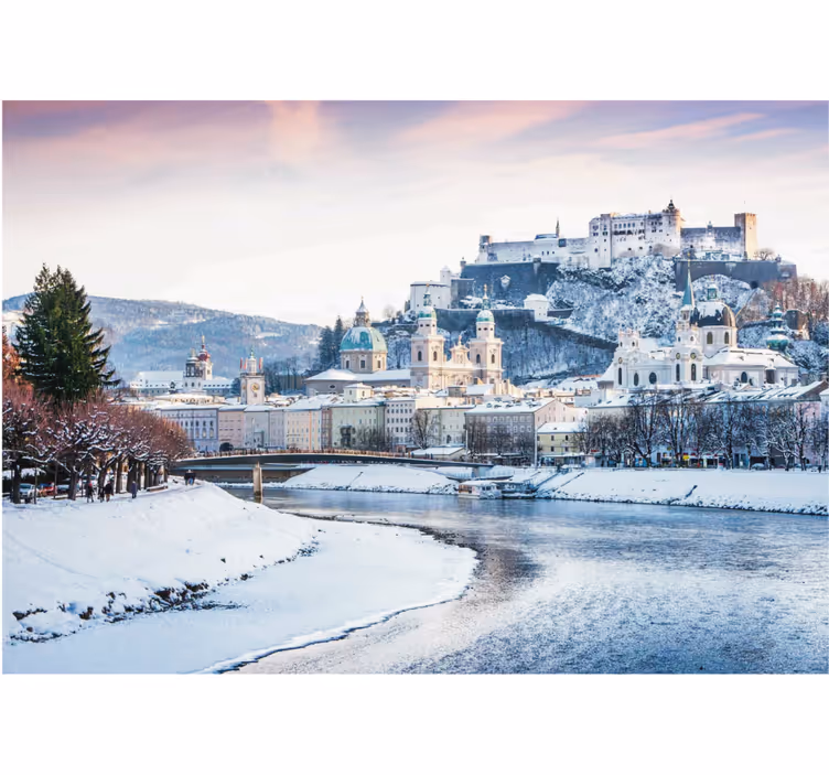 Salzburg talviolohuoneen rullaverho - Tenstickers