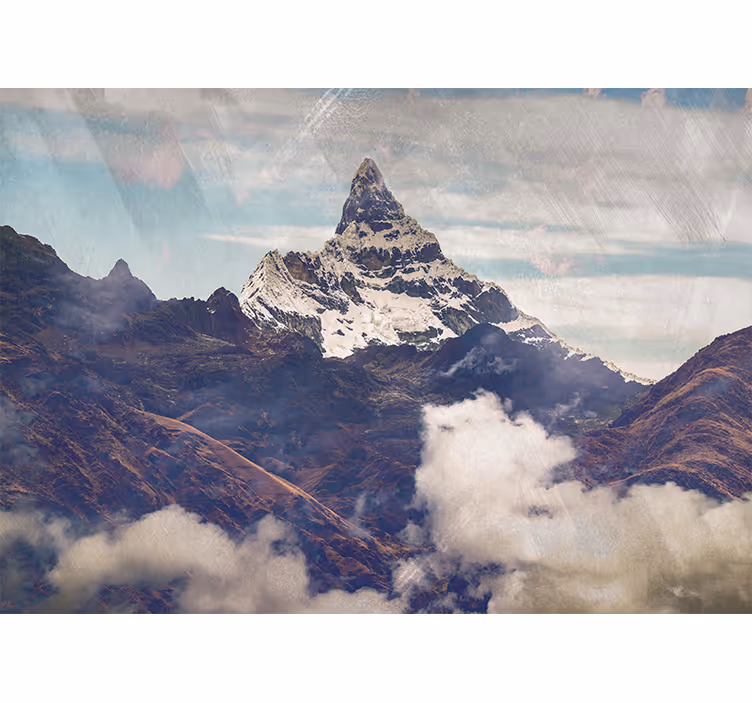 Alpamayo peak olohuoneen rullaverho - Tenstickers