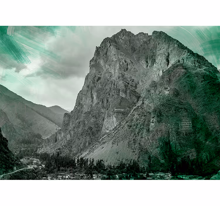 Ollantaytambo olohuoneen rullaverho - Tenstickers