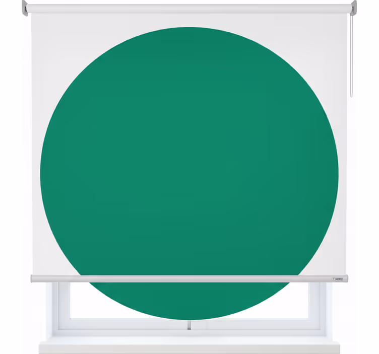 Vihreä rullaverho luonnollisella valolla - Tenstickers