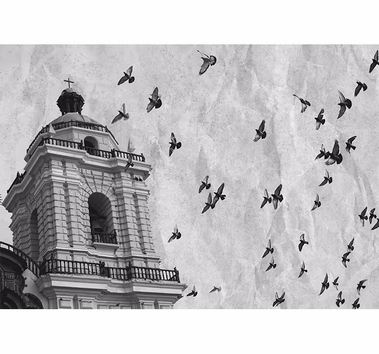 Olohuoneen rullaverho historiallinen lima - Tenstickers