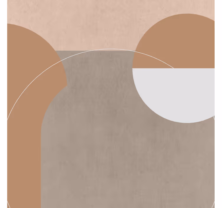 Epätasainen geometrinen olohuoneen rullaverho - Tenstickers