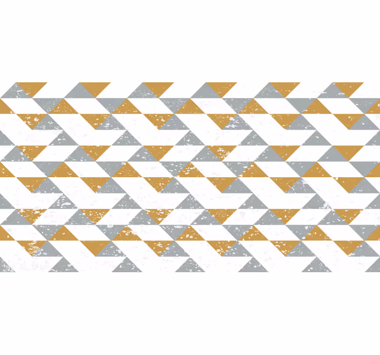 Valkoinen rullaverho keittiön geometrinen rosoisuus - Tenstickers