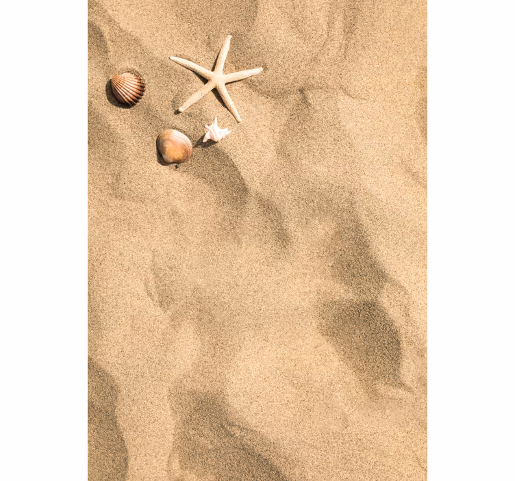 Beige rullaverho kesäfiilis - Tenstickers