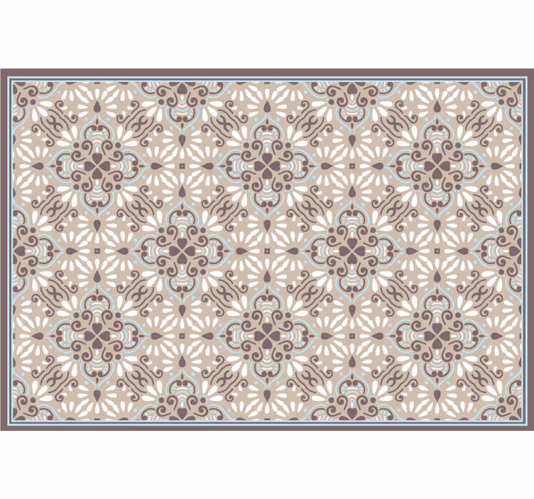 Beige valkoinen mosaiikkirullaverho - Tenstickers