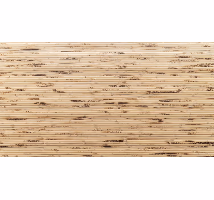 Beige rullaverho vaaleanruskeat puutikut - Tenstickers