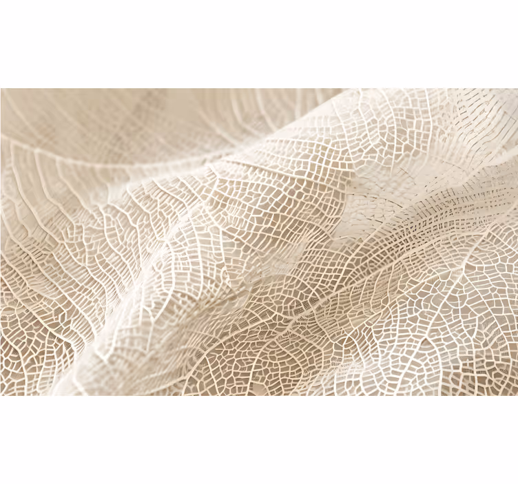 Beige rullaverho minimalistiset lehdet - Tenstickers