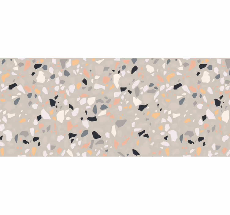 Beige terrazzo rullaverho - Tenstickers