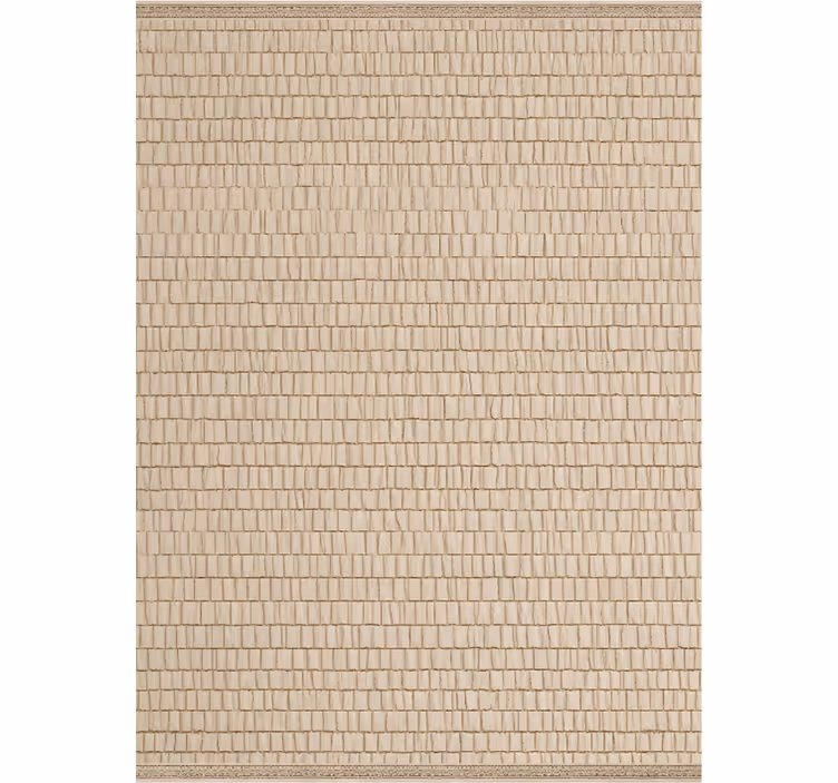 Beige rullaverho kudottu rottinkipinta - Tenstickers