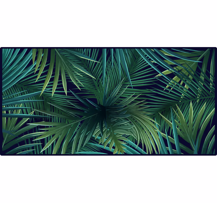 Intensiiviset monstera-lehdet makuuhuoneen rullaverho - Tenstickers
