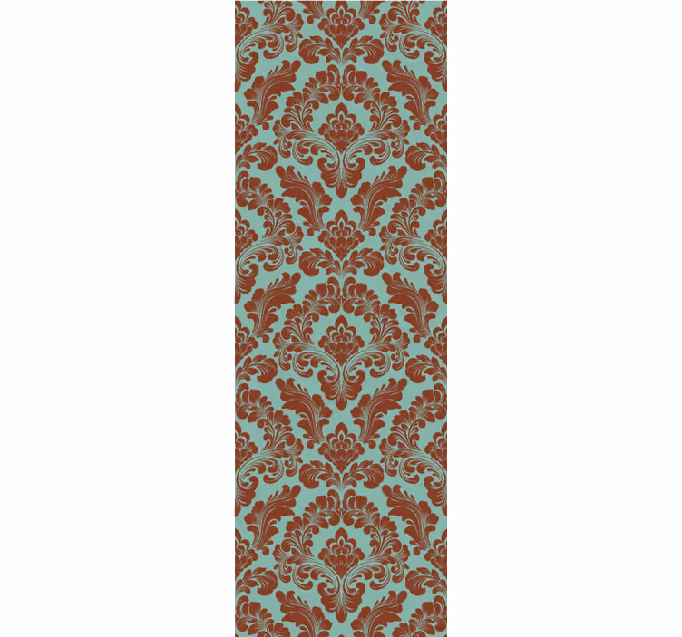 Vintage-rullaverho elegantti damaskkuviointi - Tenstickers