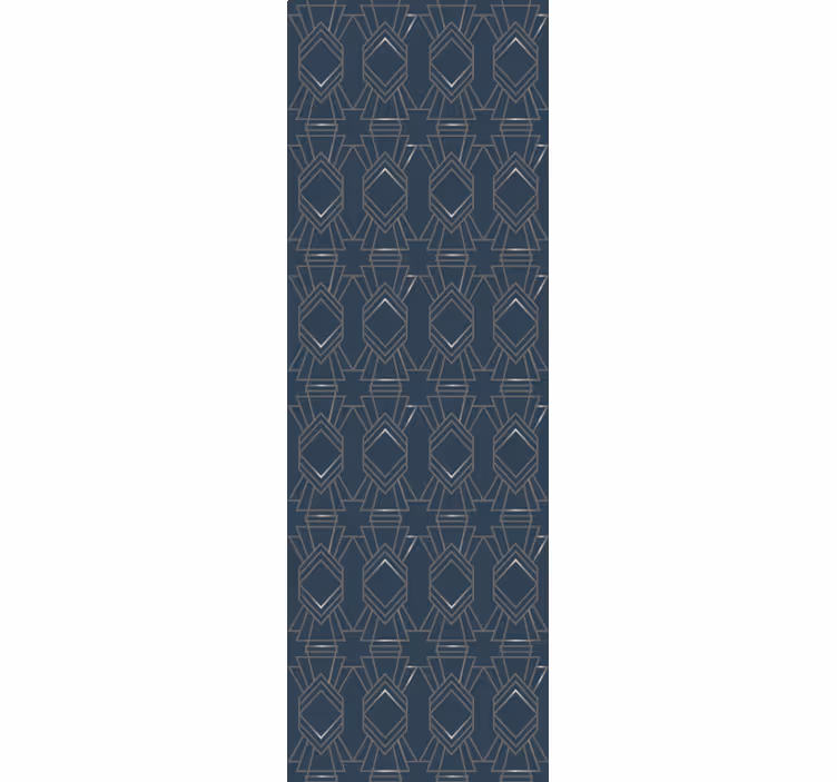 Vintage-rullaverho art déco rombi - Tenstickers