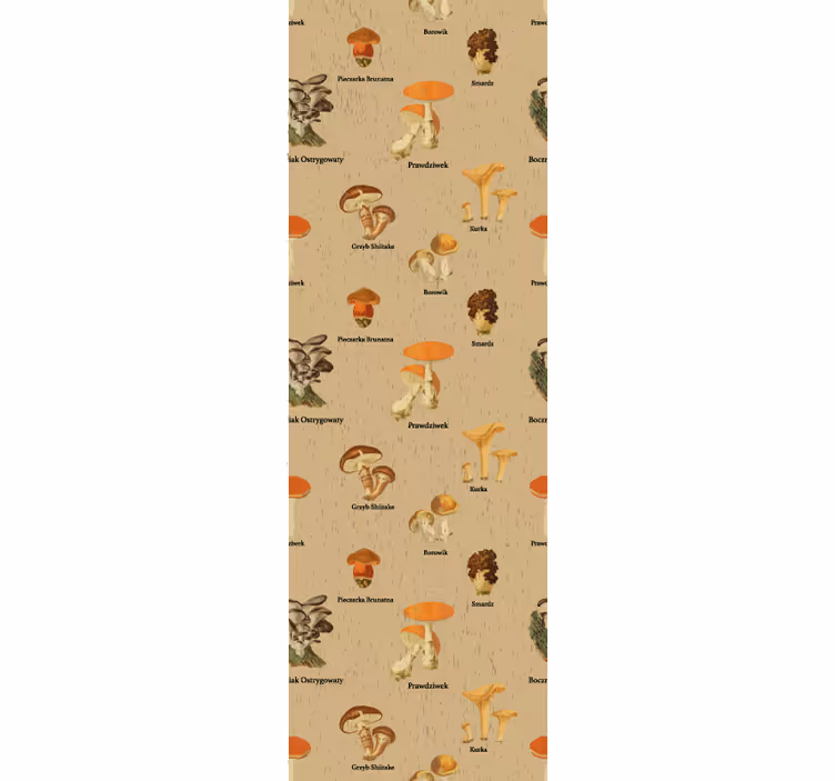 Vintage-sienityypit-rullaverho - Tenstickers