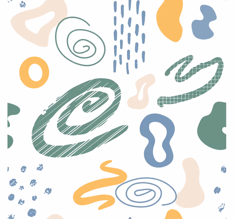 Minimalistiset maalitekstuuri-kuviotolohuoneenrullaverho - Tenstickers