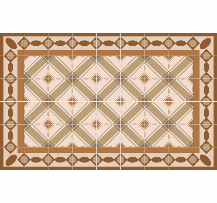 Beige rullaverho portugalilaisilla laattoilla - Tenstickers