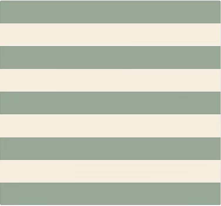 Vihreä raidallinen makuuhuoneen rullaverho - Tenstickers