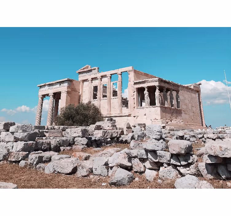 Upea akropolis kreikan tyyli makuuhuoneen rullaverho - Tenstickers