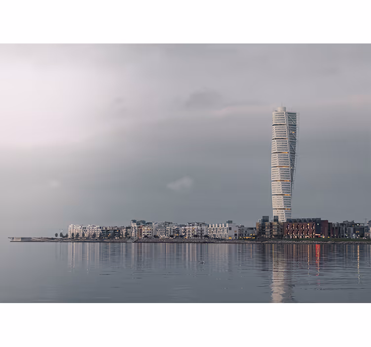 Malmö rauhallinen makuuhuoneen rullaverho - Tenstickers