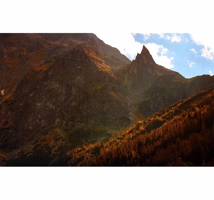 Makuuhuoneen rullaverho puolan tatra-vuorten maisemalla - Tenstickers