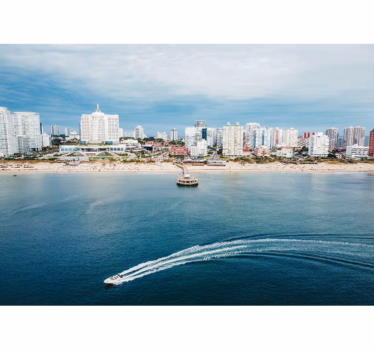 Punta del este makuuhuoneen rullaverho - Tenstickers