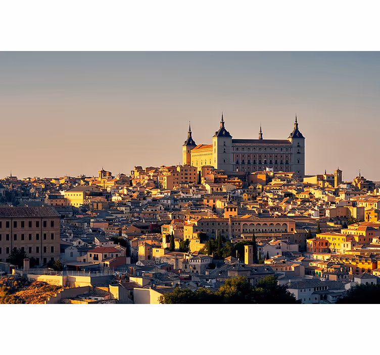 Alcázar de toledo olohuoneen rullaverho - Tenstickers