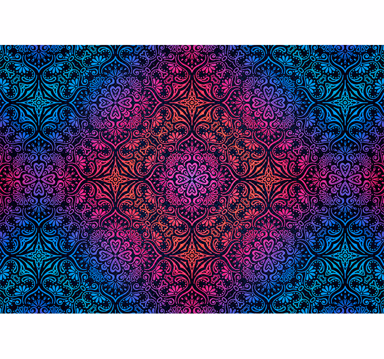 Boheemi mandala mantra makuuhuoneen rullaverho - Tenstickers